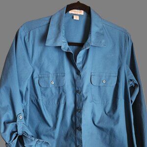 Coldwater Creek women's no-iron size 16 button up Shirt